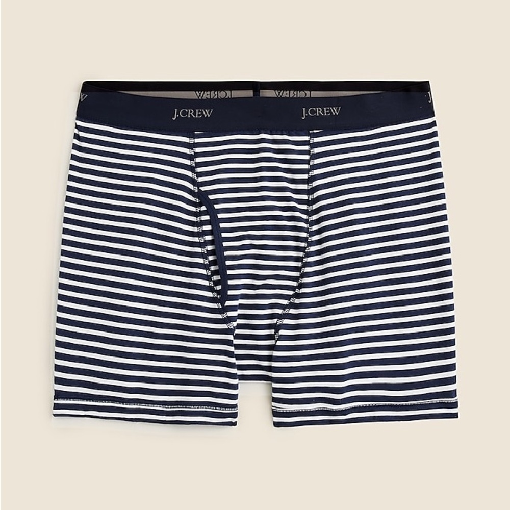 J Crew Stretch 3" boxer briefs in stripe BS495